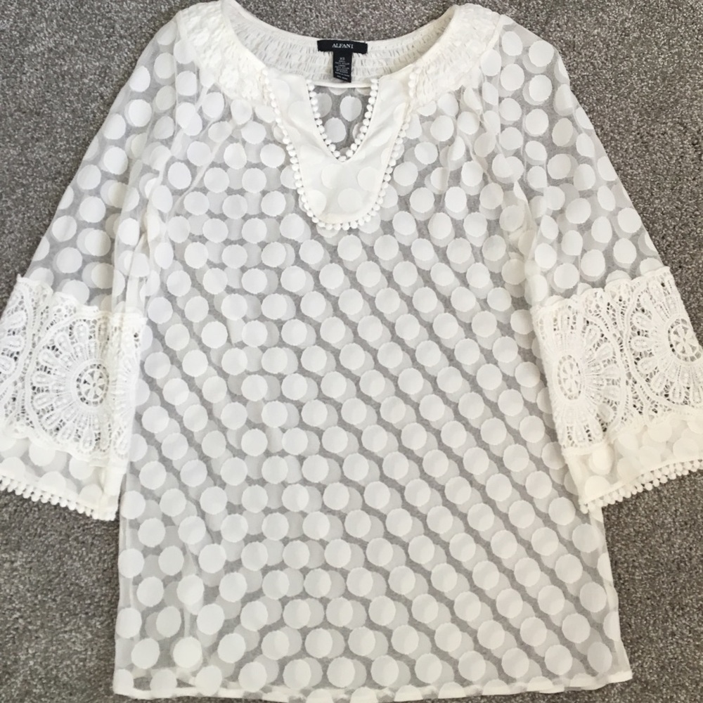 Alfani sheer top